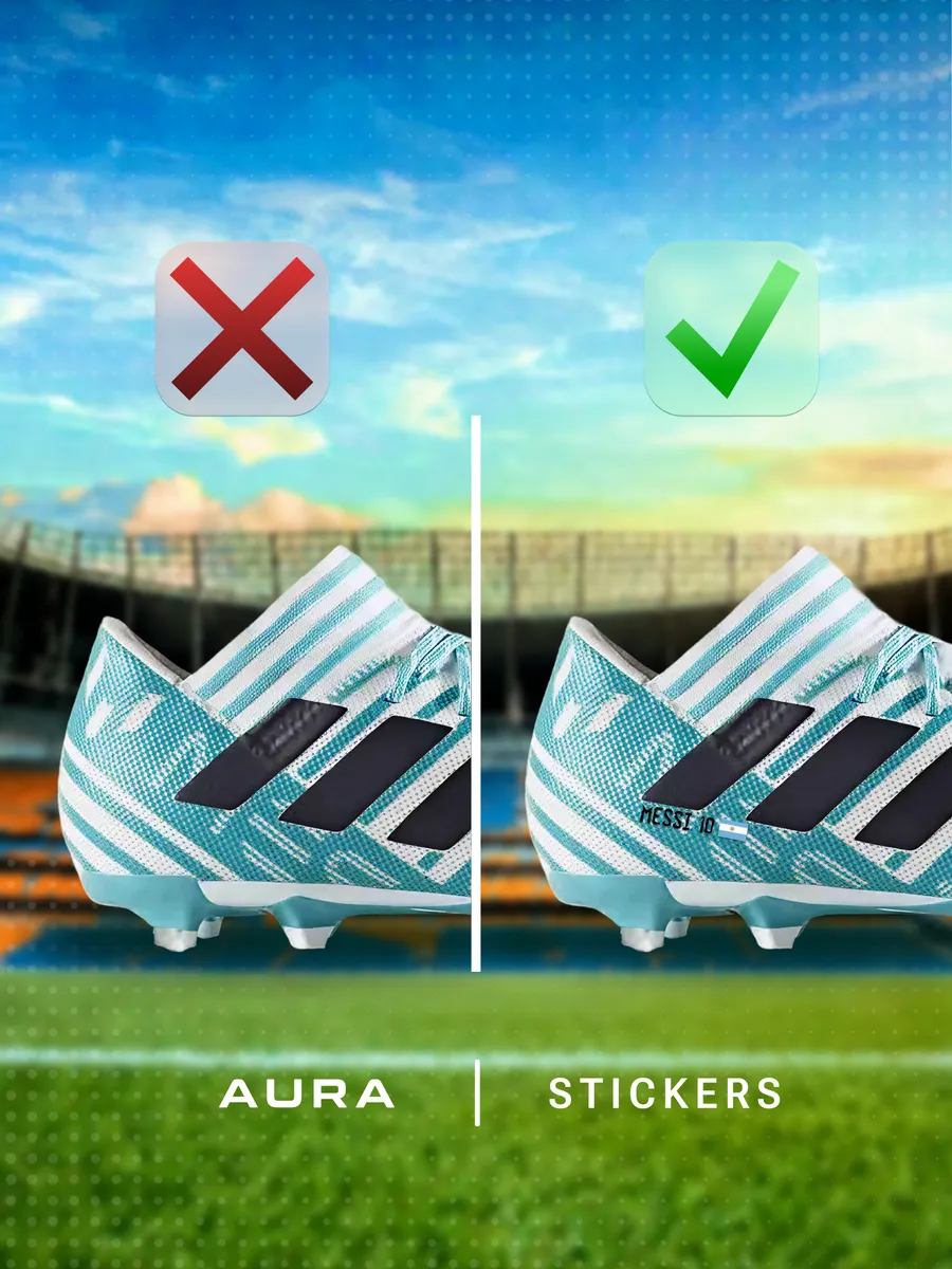 Stickere pentru Ghete – Pachet Messi l AURA